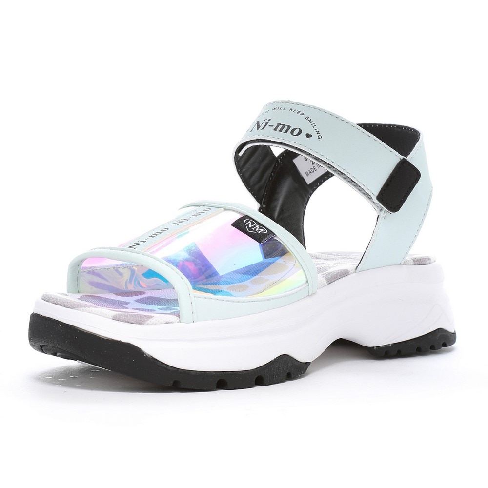 ムーンスター（MoonStar）（キッズ）ジュニア 厚底クリアサンダル ガールズ ニーモ J131 12299657 25S2