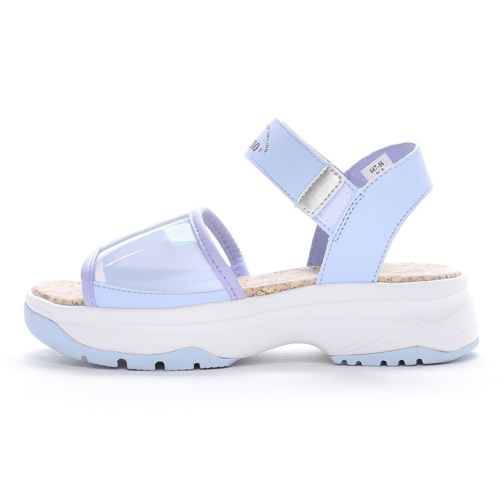 ムーンスター（MoonStar）（キッズ）ジュニア 厚底クリアサンダル ガールズ ニーモ J131 12299659 25S2