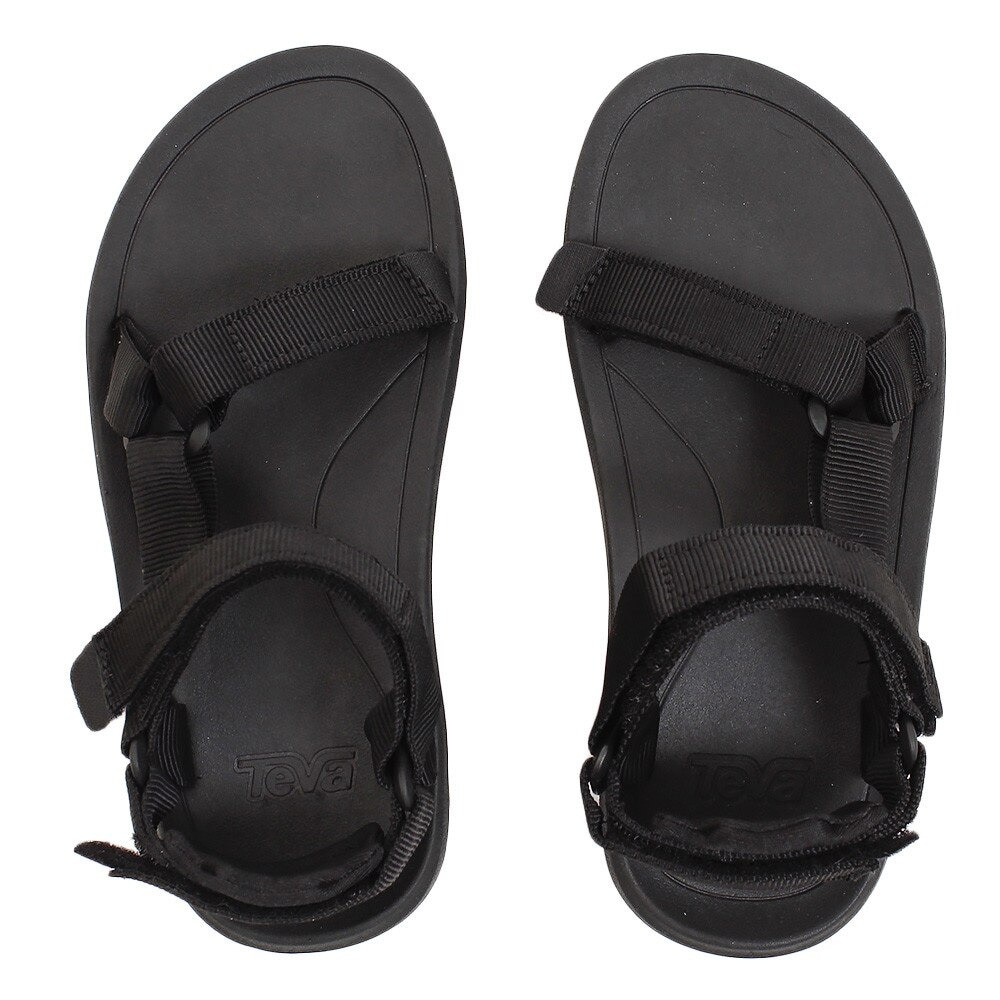 テバ（Teva）（キッズ）ジュニア サンダル ハリケーン XLT 2 ブラック 1019390C-SBLK ストラップ 面ファスナー シャワーサンダル レジャー 海 プール