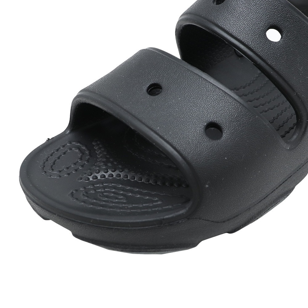 クロックス（crocs）（キッズ）スポーツサンダル クラシック オールテレイン ブラック 207707-001-2022 ストラップサンダル レジャー プール クッション性 