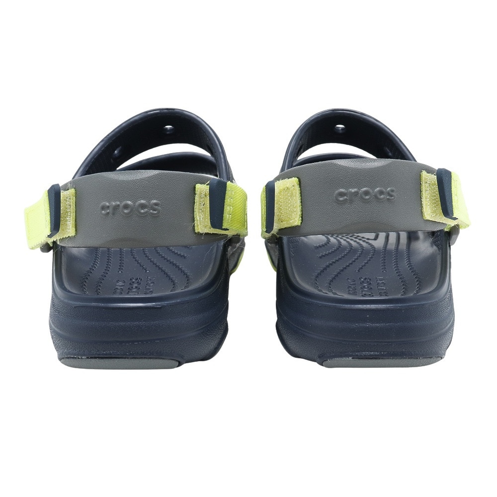 クロックス（crocs）（キッズ）スポーツサンダル クラシック オールテレイン ネイビー 207707-410-2022 ストラップサンダル レジャー プール クッション性 