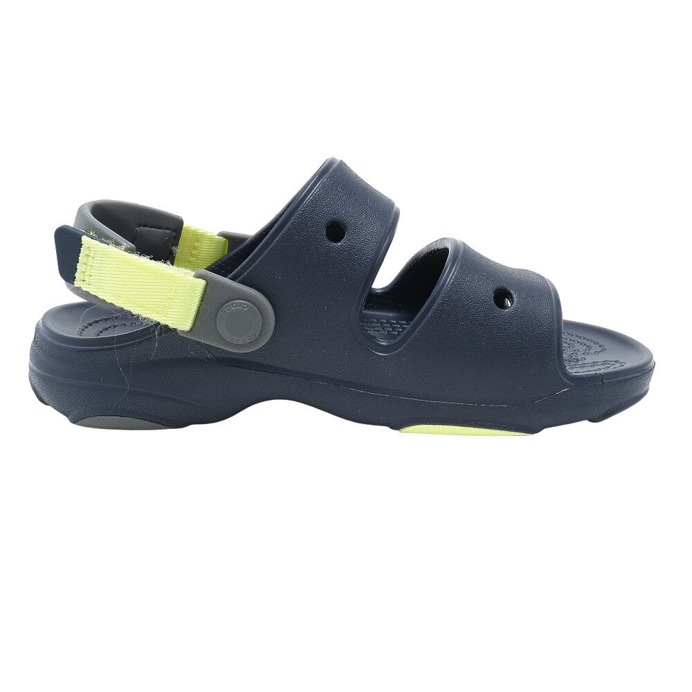 クロックス（crocs）（キッズ）スポーツサンダル クラシック オールテレイン ネイビー 207707-410-2022 ストラップサンダル レジャー プール クッション性 