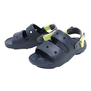 クロックス（crocs）（キッズ）スポーツサンダル クラシック オールテレイン ネイビー 207707-410-2022 ストラップサンダル レジャー プール クッション性 