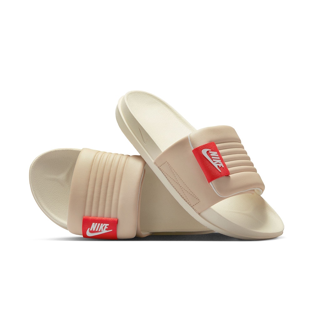 ナイキ（NIKE）（レディース）スポーツサンダル WMNS オフコート アジャスト スライド ベージュ DV1033-100 面ファスナー シャワサン  レジャー プール 海 軽量 スポーツ用品はスーパースポーツゼビオ
