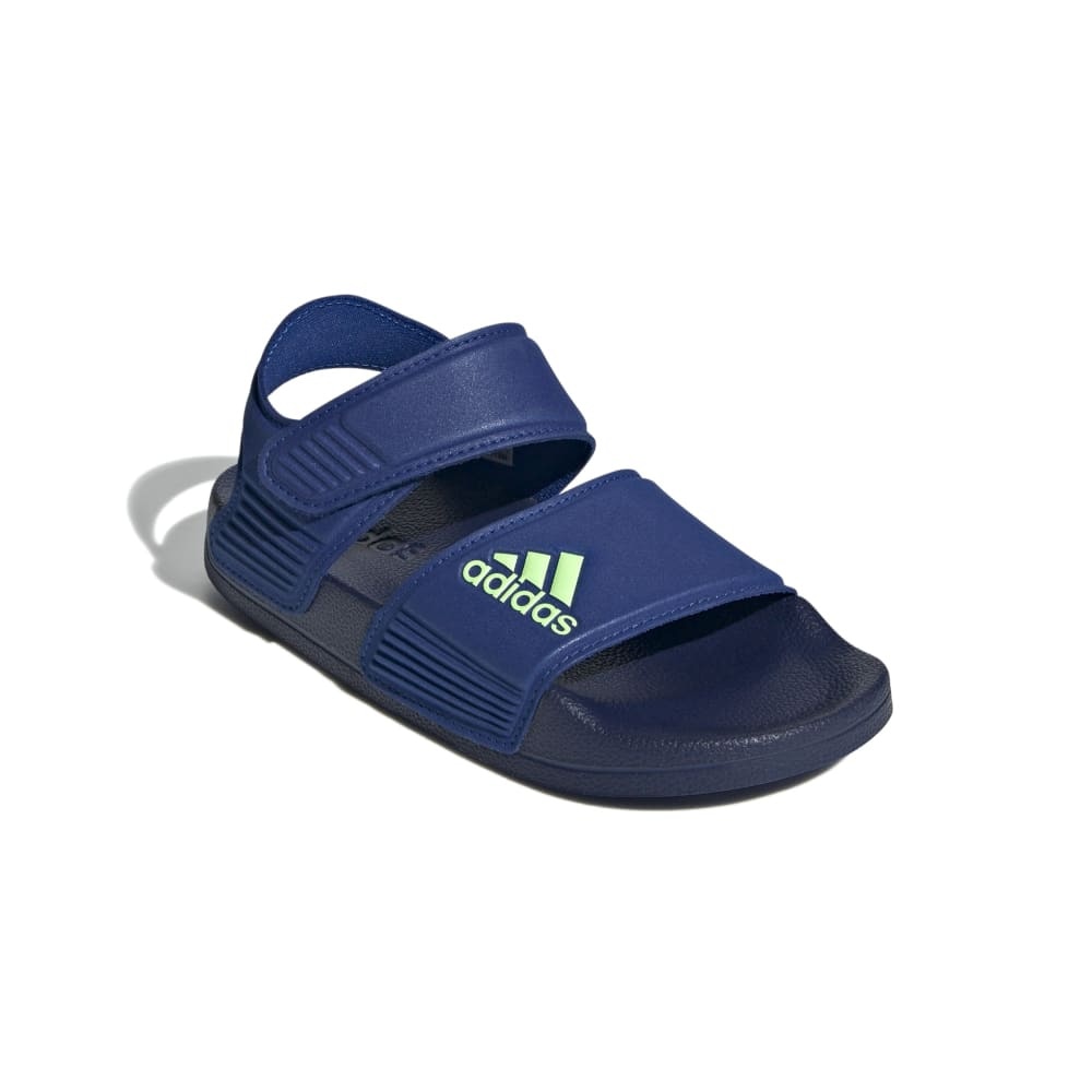 アディダス（adidas）（キッズ）ジュニアサンダル アディレッタサンダル ブラック ID2626 ストラップサンダル 面ファスナー かわいい 