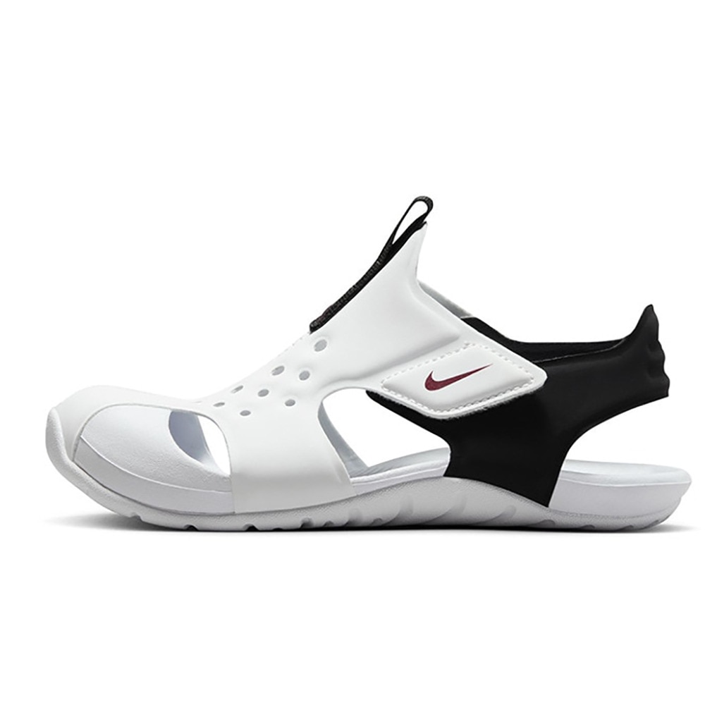ナイキ（NIKE）（キッズ）ジュニアサンダル サンレイプロテクト2 ホワイト 943826-100  ストラップ プール ビーチ レジャー 面ファスナー 軽量