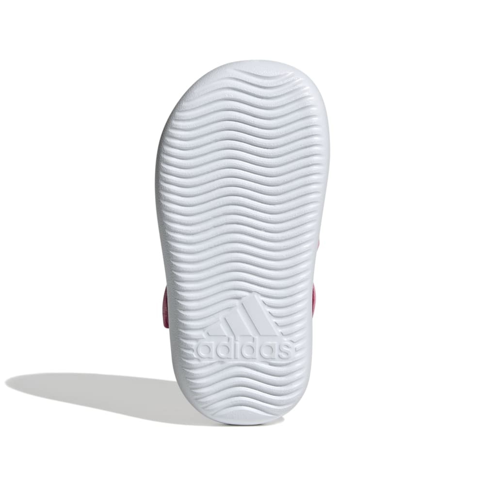 アディダス（adidas）（キッズ）ジュニアサンダル クローズドトゥサマーウォーターサンダル ピンク IE2604 ストラップ 軽量 タウン プール かわいい