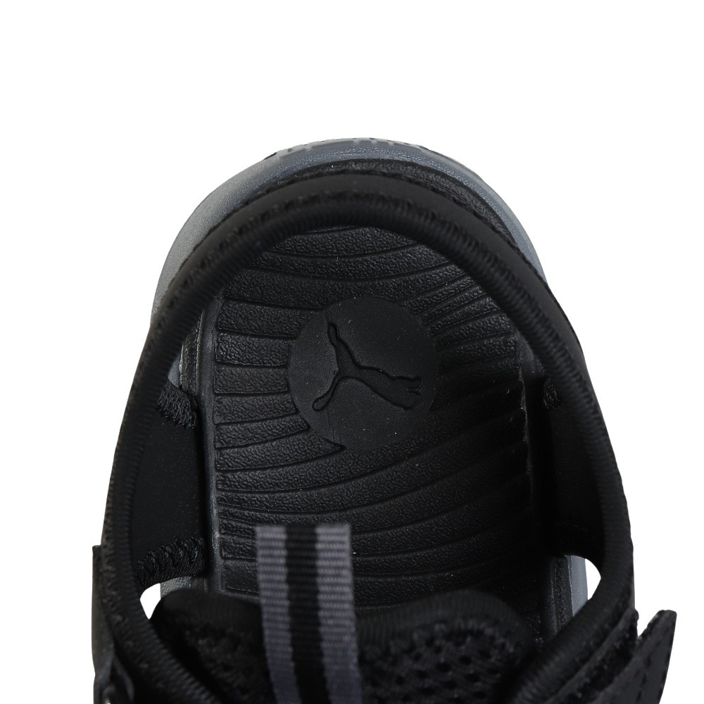 プーマ（PUMA）（キッズ）スポーツサンダル ジュニアストラップサンダル ファン レーサー メッシュ ブラック グレー 40157501 シャワーサンダル 軽量