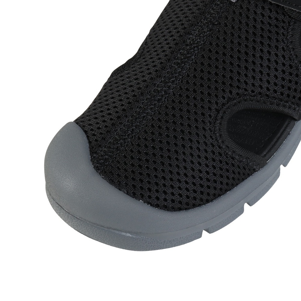 プーマ（PUMA）（キッズ）スポーツサンダル ジュニアストラップサンダル ファン レーサー メッシュ ブラック グレー 40157501 シャワーサンダル 軽量