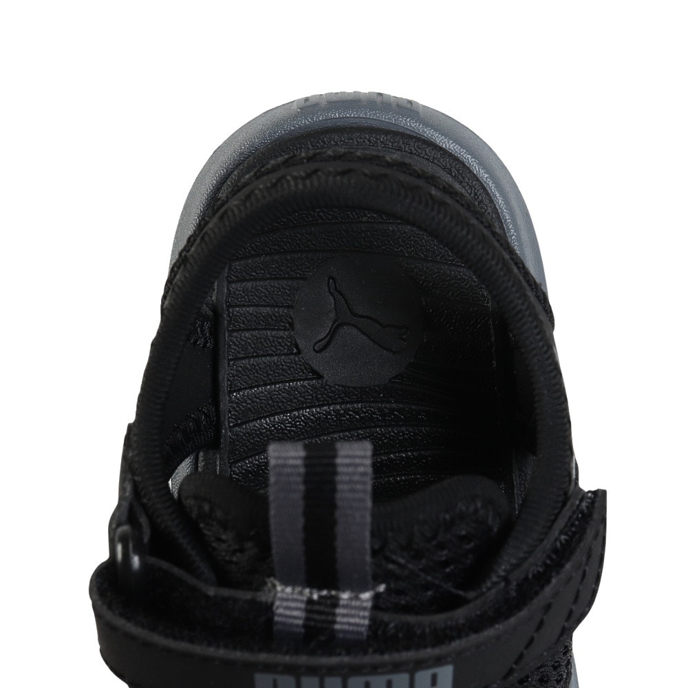プーマ（PUMA）（キッズ）スポーツサンダル ベビー ジュニアストラップサンダル ファン レーサー メッシュ ブラック グレー 40157601 シャワサン かわいい