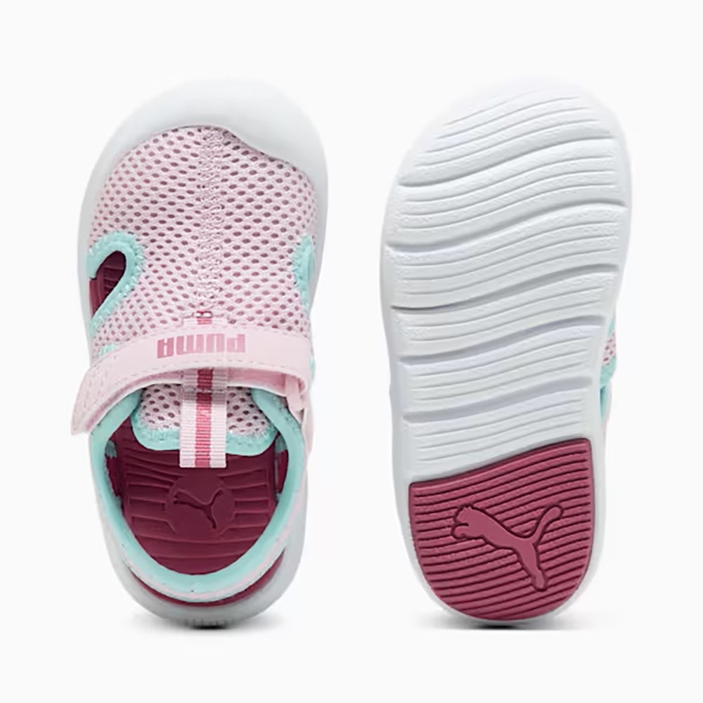 プーマ（PUMA）（キッズ）スポーツサンダル ベビー ジュニアストラップサンダル ファン レーサー メッシュ ピンク 40157603 シャワーサンダル 通気性 かわいい