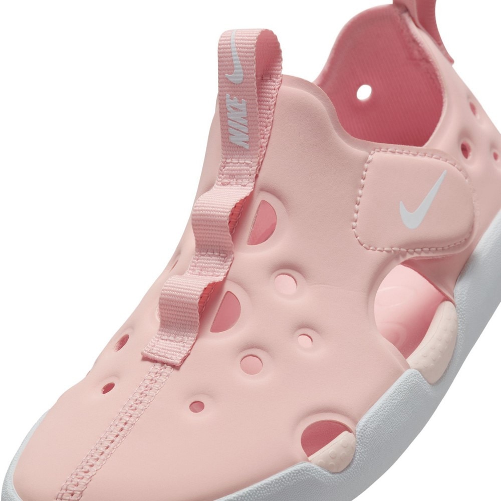 ナイキ（NIKE）（キッズ）スポーツサンダル ジュニアストラップサンダル サンレイ プロテクト 4 PS ピンク HF6277-600 シャワーサンダル アウトドア レジャー