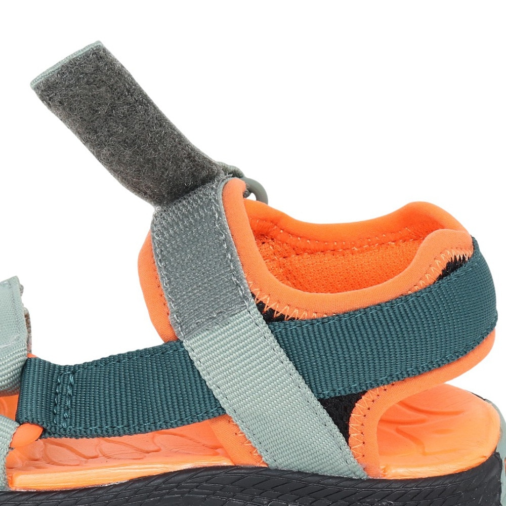 メレル（MERRELL）（キッズ）ジュニア ストラップサンダル カフナウェブ MK266760 GREY/BLK/ORANGE