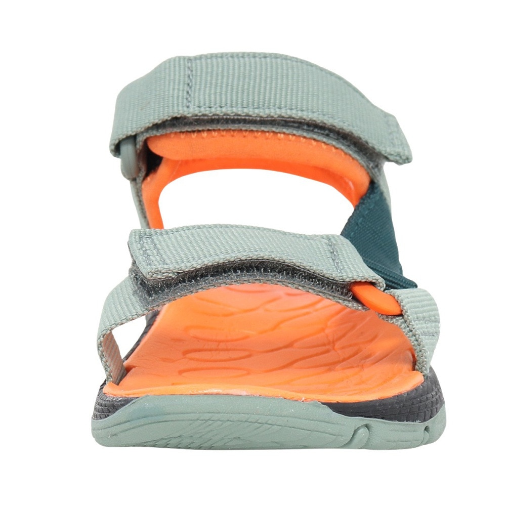 メレル（MERRELL）（キッズ）ジュニア ストラップサンダル カフナウェブ MK266760 GREY/BLK/ORANGE