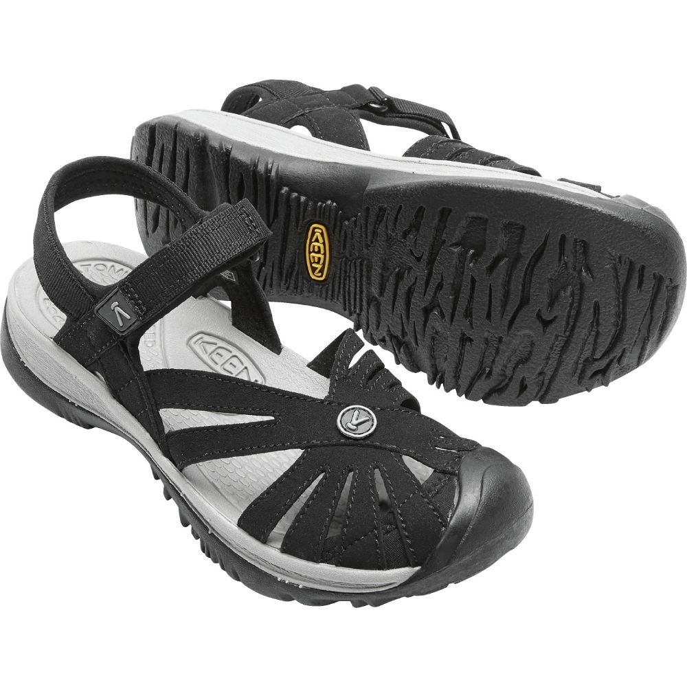 キーン（KEEN）（レディース）ストラップサンダル レディース ぺたんこ ローズサンダル 1008783 ブラック 黒 Black シューズ 靴 