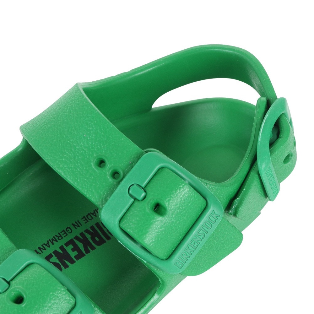 ビルケンシュトック（BIRKENSTOCK）（キッズ）サンダル ミラノキッズ グリーン 1021656 ストラップ ウォッシャブル 軽量 耐水性 レジャー プール