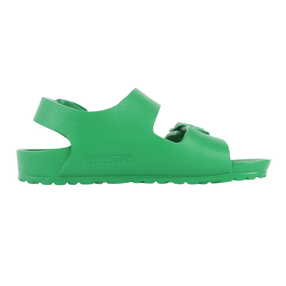 ビルケンシュトック（BIRKENSTOCK）（キッズ）サンダル ミラノキッズ グリーン 1021656 ストラップ ウォッシャブル 軽量 耐水性 レジャー プール