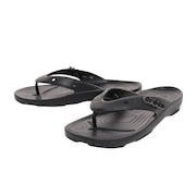 クロックス（crocs）（メンズ、レディース）スポーツサンダル クラシック オールテレイン フリップ ブラック 207712-001-2022 鼻緒 シャワサン 軽量 レジャー