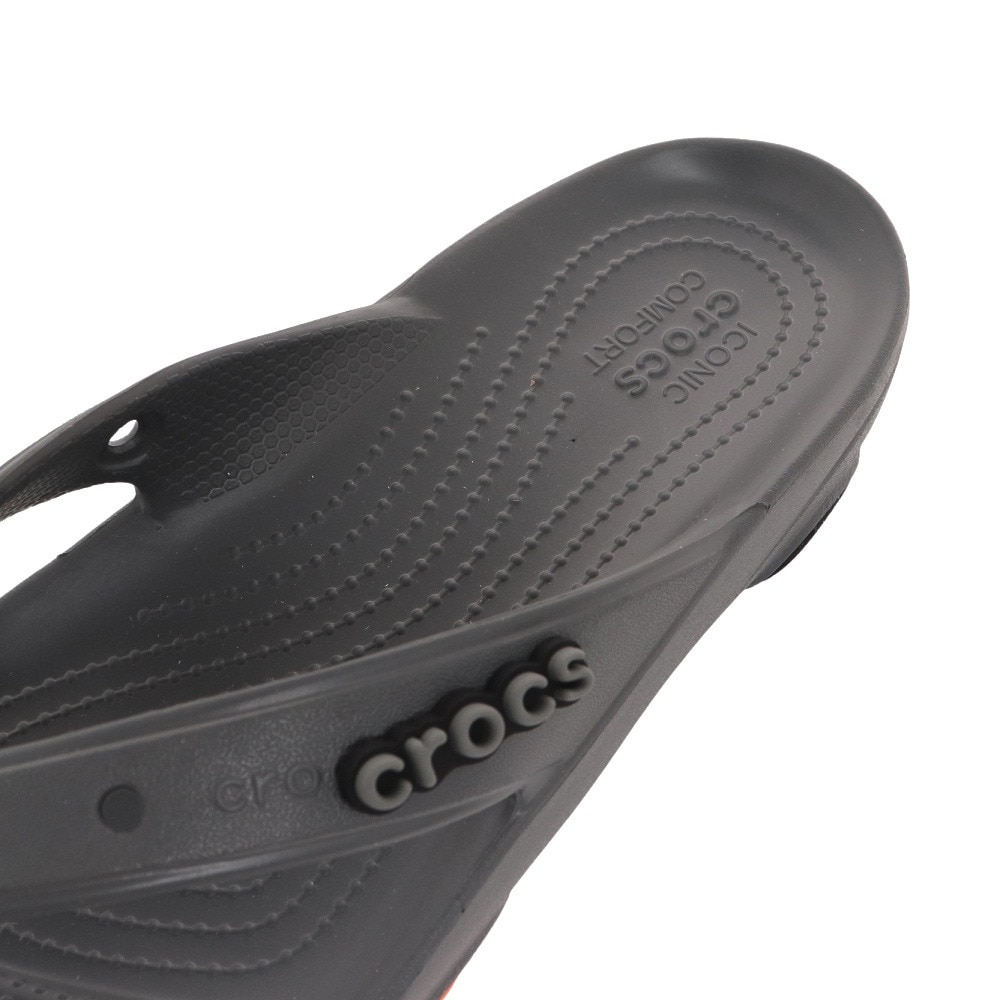 クロックス（crocs）（メンズ、レディース）スポーツサンダル クラシック オールテレイン フリップ ブラック 207712-0DA-2022 鼻緒 シャワサン 軽量 レジャー