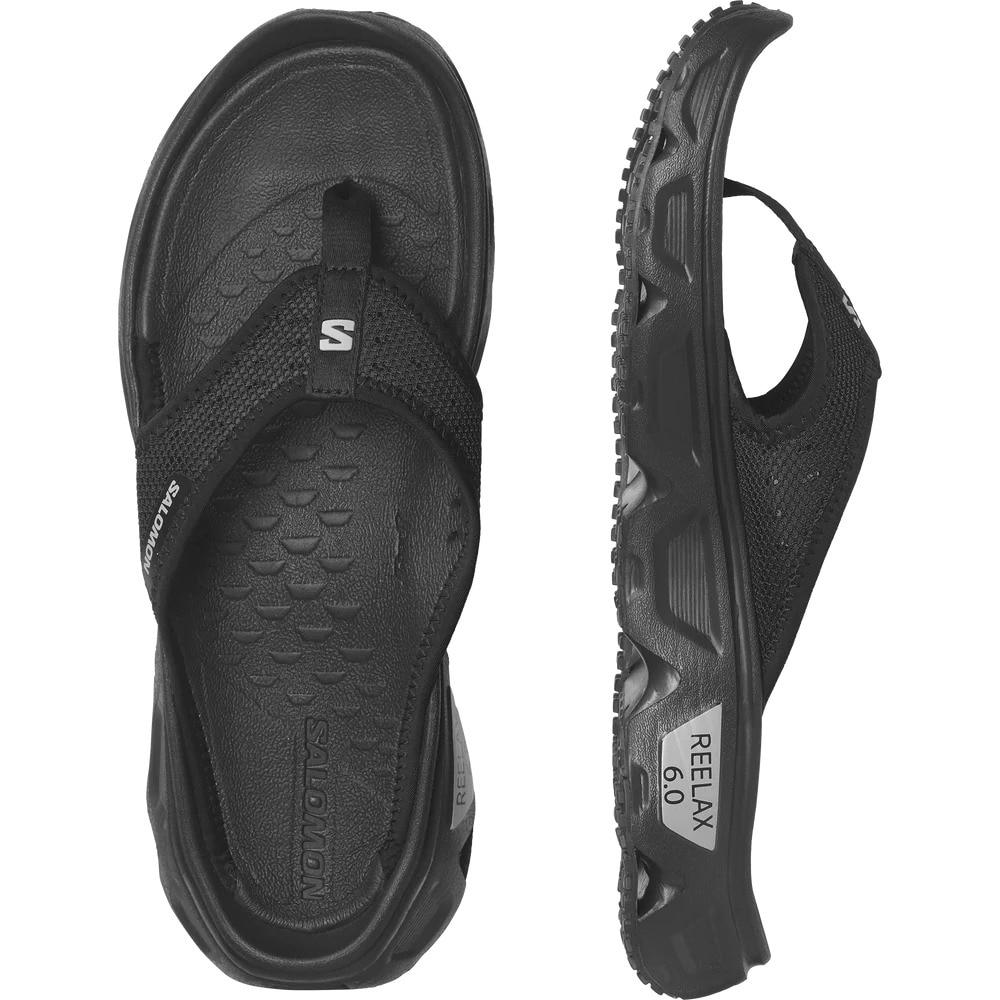 サロモン（SALOMON）（メンズ）スポーツサンダル リラックス ブレイク6.0 ブラック L47110800リカバリー シューズ 鼻緒 クッション性 通気性 軽量 