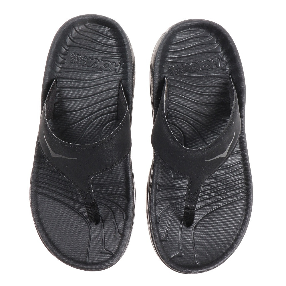 ホカ（HOKA）（レディース）サンダル レディース オラ リカバリー フリップ ORA RECOVERY FLIP 1117910-BDGGR ブラック 黒