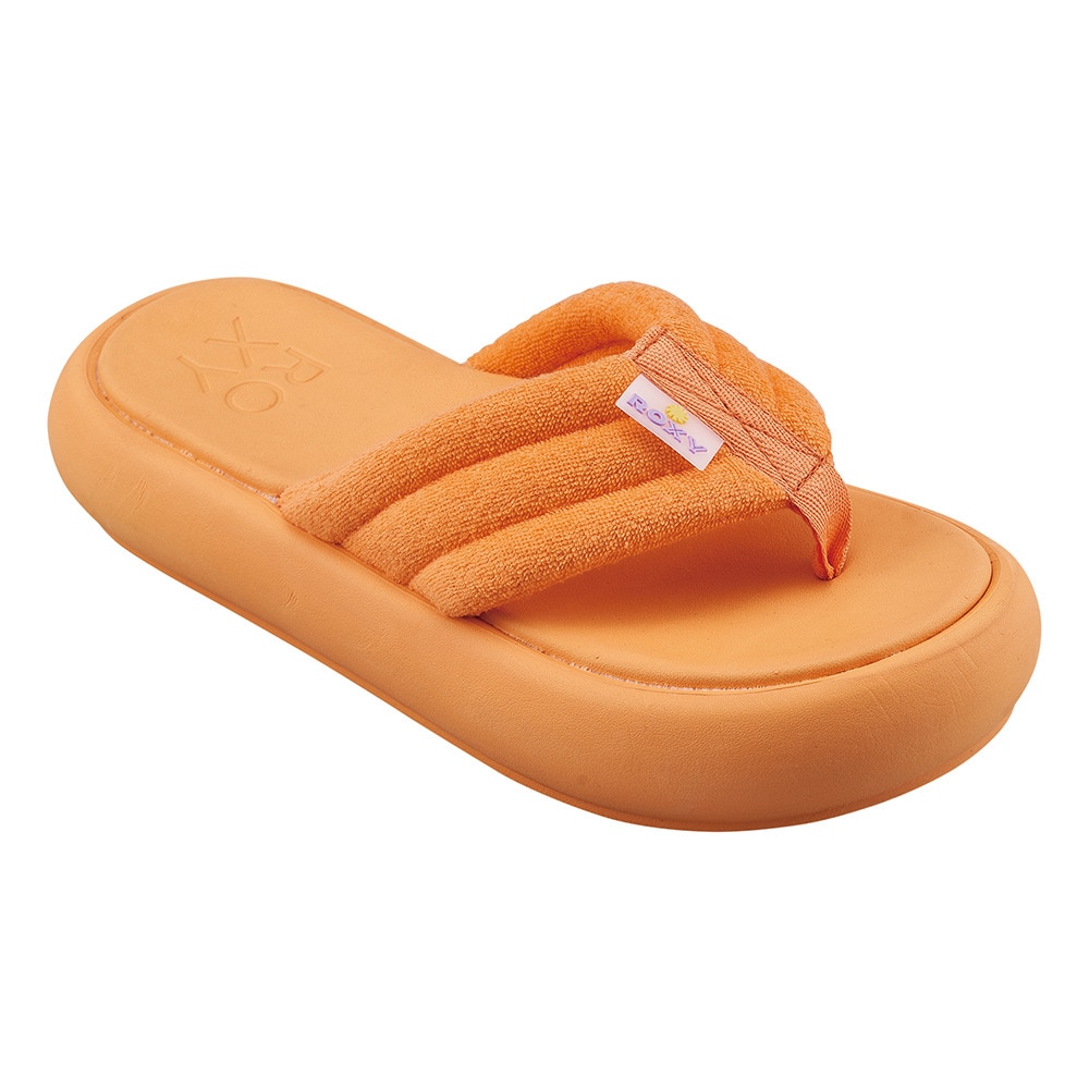 ロキシー（ROXY）（レディース）サンダル RAD WEEKEND PILE オレンジ 24SPRSD241205APR 鼻緒 厚底 クッション性 タウン レジャー プール シンプル