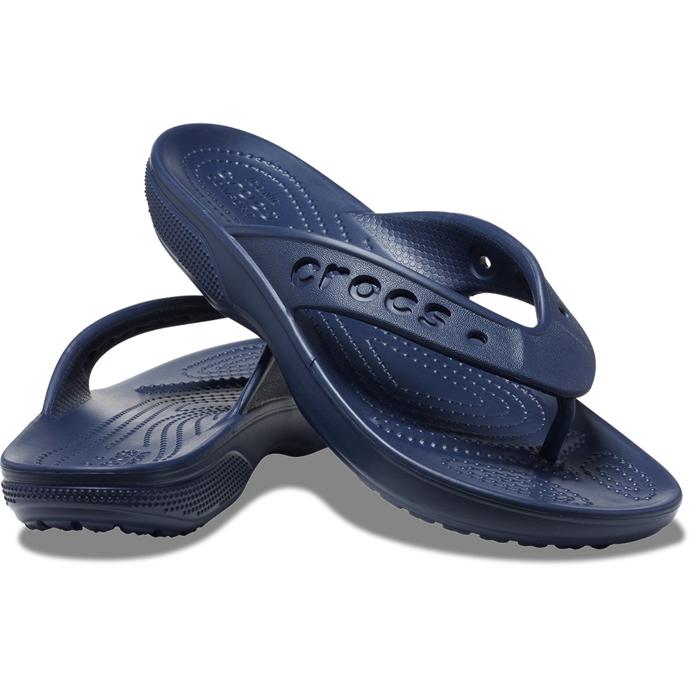 クロックス（crocs）（メンズ、レディース）スポーツサンダル バヤ 2.0 フリップ ネイビー 208192-410-2023 鼻緒 軽量 シャワサン レジャー プール ビーチ