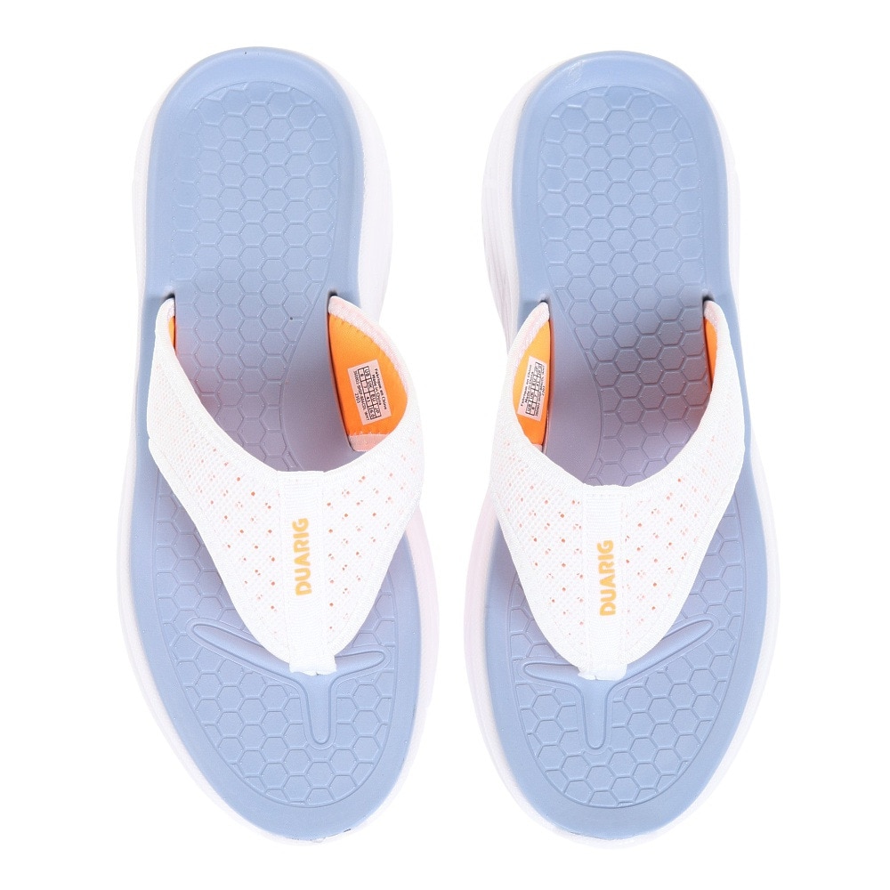デュアリグ（DUARIG）（メンズ）サンダル  ラニエール ホワイト 3S0002-SHSP-804CDL WHT LANIERE 鼻緒 クッション 快適 タウン アウトドア レジャー