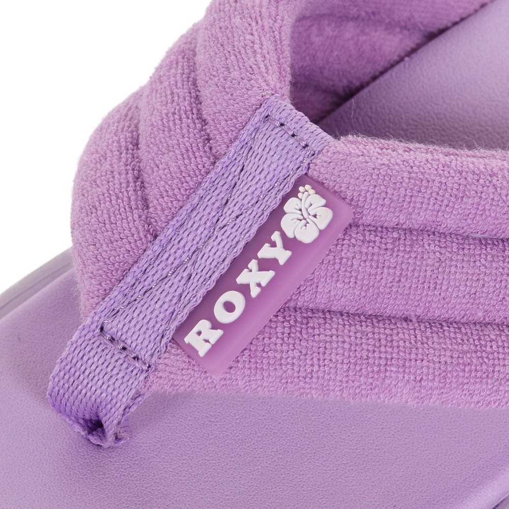 ロキシー（ROXY）（レディース）スポーツサンダル RAD WEEKEND PILE ボリュームソール パープル 23SURSD232202LIL ビーサン 厚底 鼻緒 おしゃれ レジャー