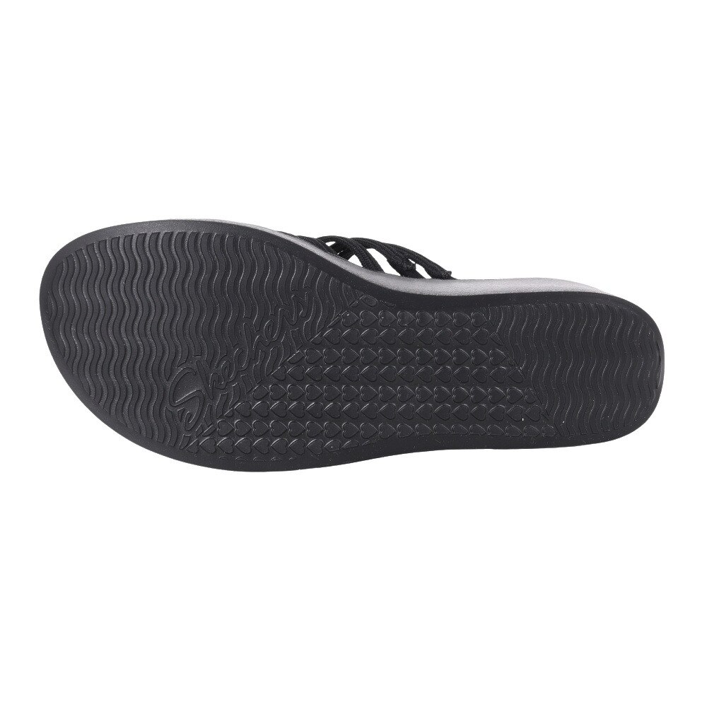 スケッチャーズ（SKECHERS）（レディース）スポーツサンダル アーチ フィット ランブル ホットショット ブラック 119529-BBK ミュール スライドサンダル