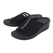 スケッチャーズ(SKECHERS)(レディース)スポーツサンダル アーチ フィット ランブル ホットショット ブラック 119529-BBK ミュール スライドサンダル