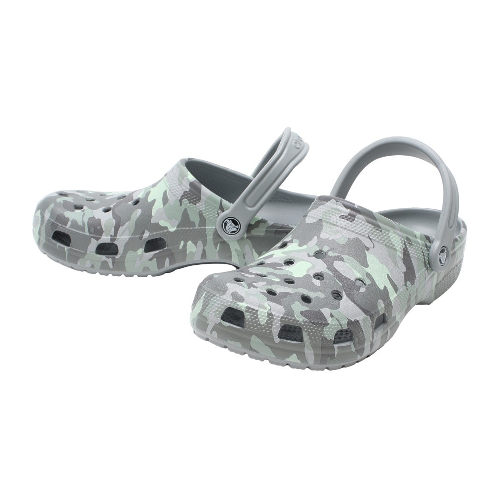  サンダル クラシック プリンテッド カモ クロッグ Printed Camo Clog Gry 206454-0GI
