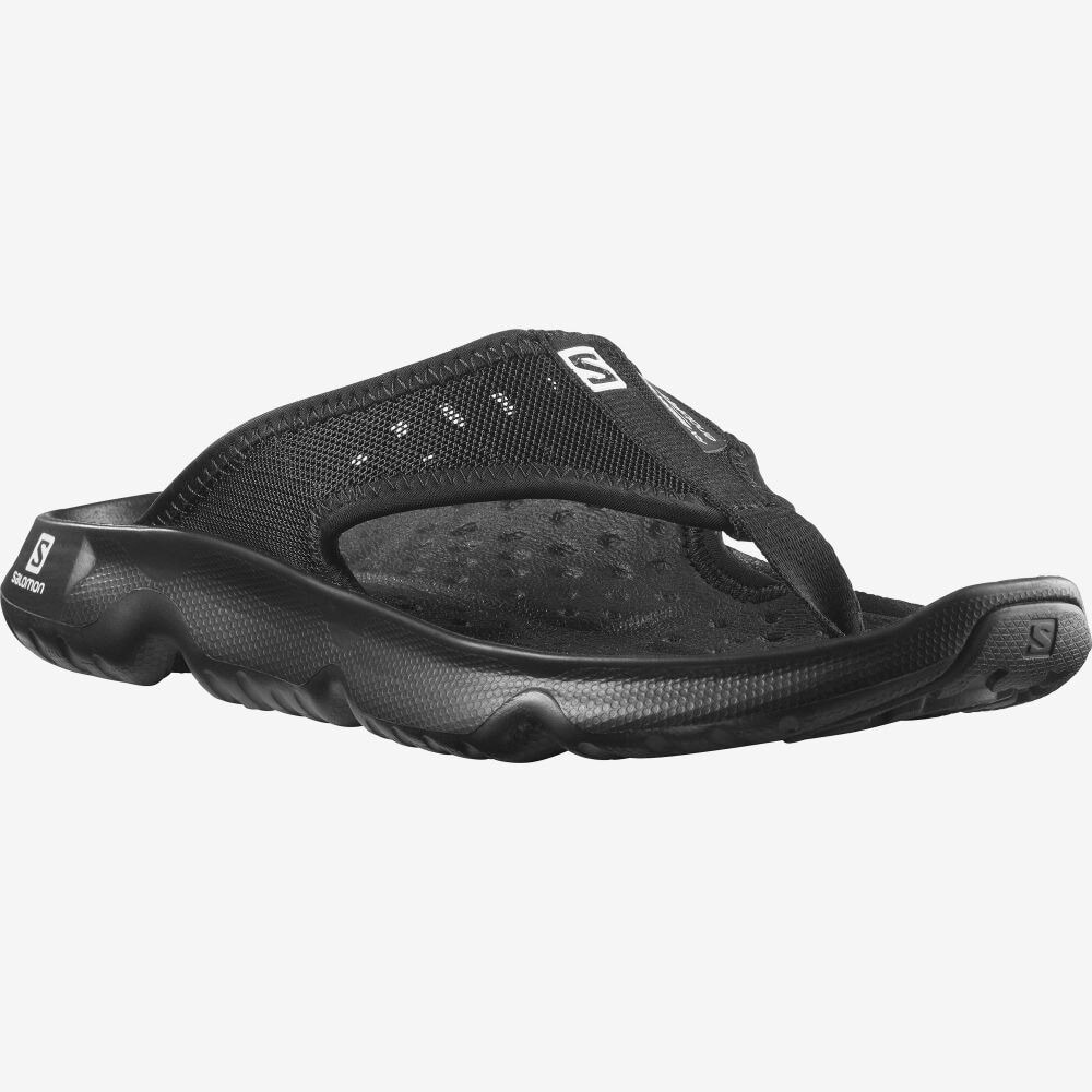サロモン（SALOMON）（レディース）サンダル レディース ぺたんこ REELAX BREAK 5.0 L41278900 ブラック 黒