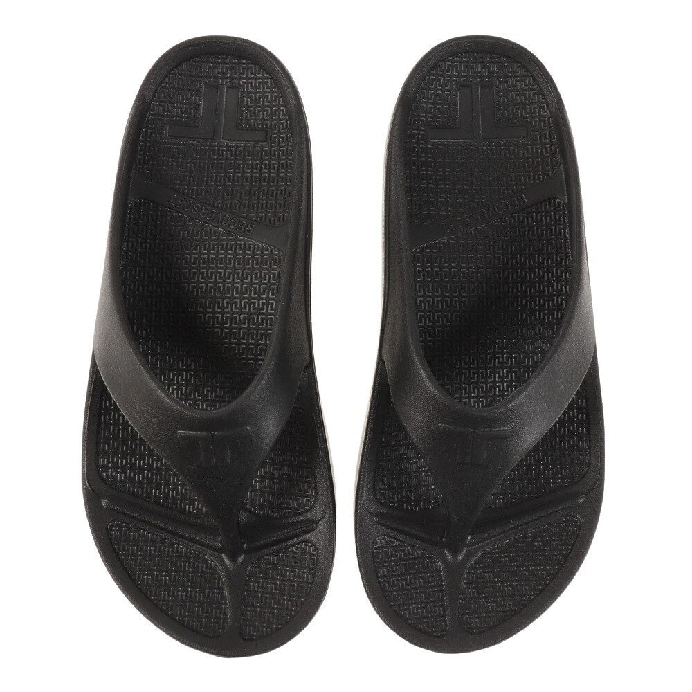 テリック（TELIC）（メンズ、レディース）スポーツサンダル FLIPFLOP BLK ブラック 鼻緒付き シャワーサンダル リカバリー レジャー ビーチ プール 厚底★★★