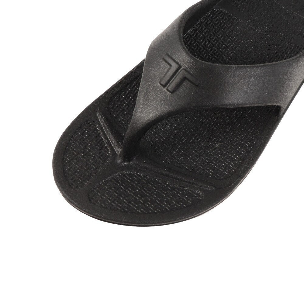 テリック（TELIC）（メンズ、レディース）スポーツサンダル FLIPFLOP BLK ブラック 鼻緒付き シャワーサンダル リカバリー レジャー ビーチ プール 厚底