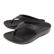 テリック（TELIC）（メンズ、レディース）スポーツサンダル FLIPFLOP BLK ブラック 鼻緒付き シャワーサンダル リカバリー レジャー ビーチ プール 厚底