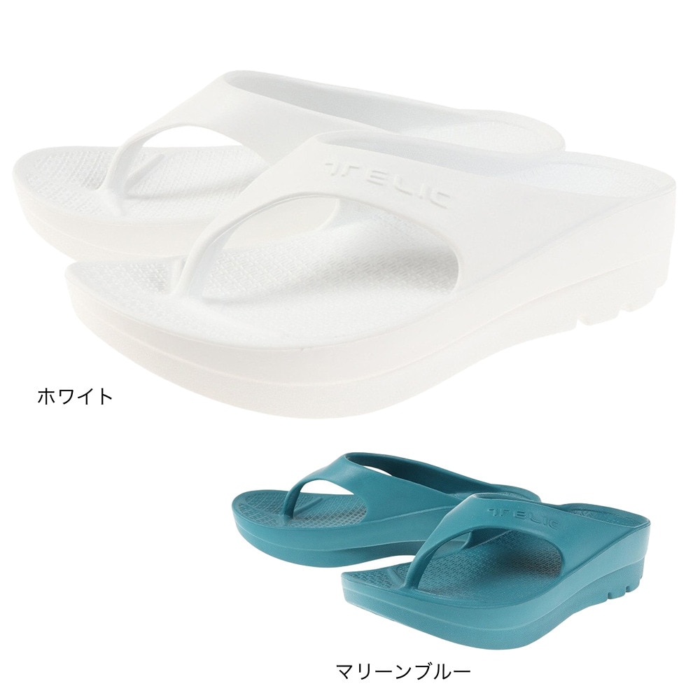 TELIC（メンズ、レディース）サンダル W-FLIPFLOP 223037リカバリーサンダル 厚底 軽量 クールダウン
