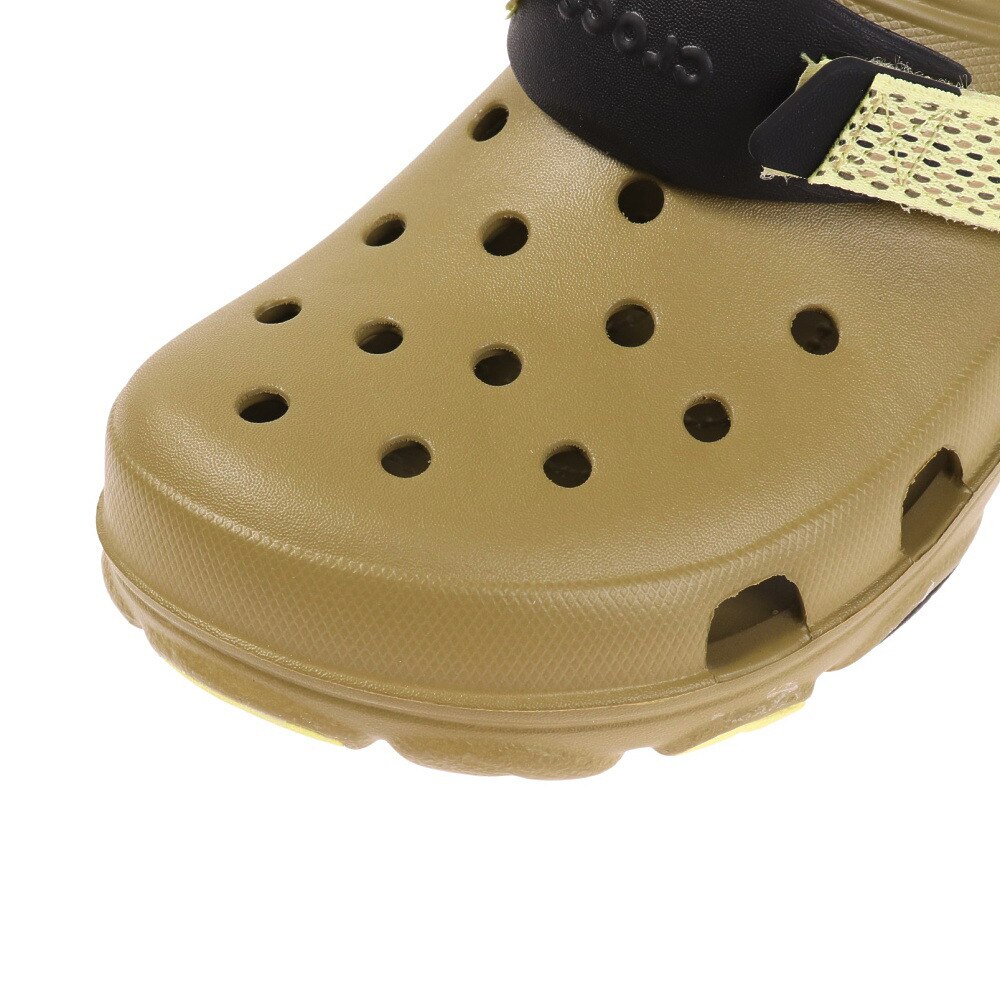 クロックス（crocs）（メンズ）スポーツサンダル クラシック オール テレイン クロッグ アロエ カーキ 206340-3UA-2022 シャワサン レジャー プール 海 速乾性 サボサンダル