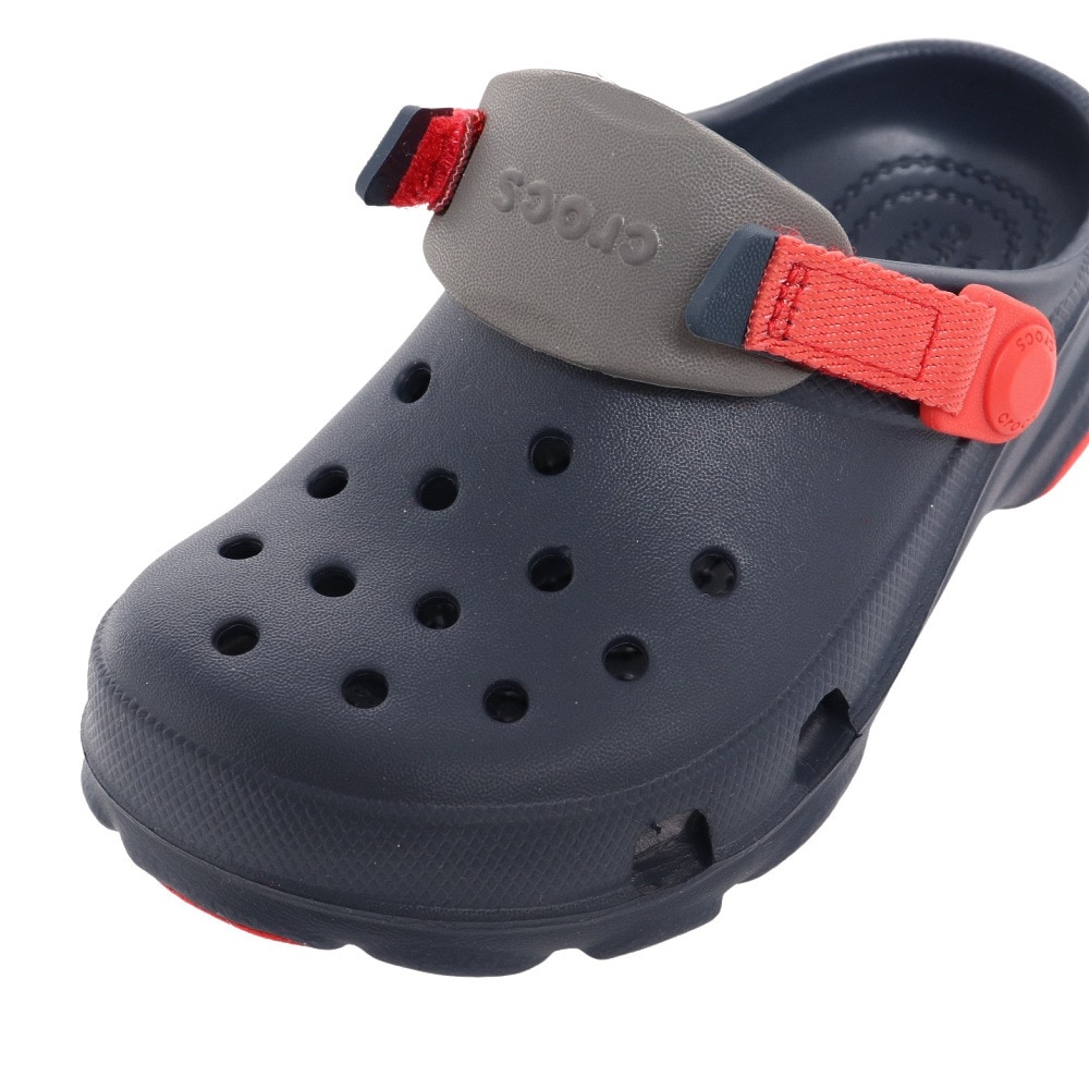 クロックス（crocs）（キッズ）ジュニア サンダル クラシックオールテレインクロッグトドラー ネイビー 206747-410-2022 シャワサン 軽量  サボサンダル