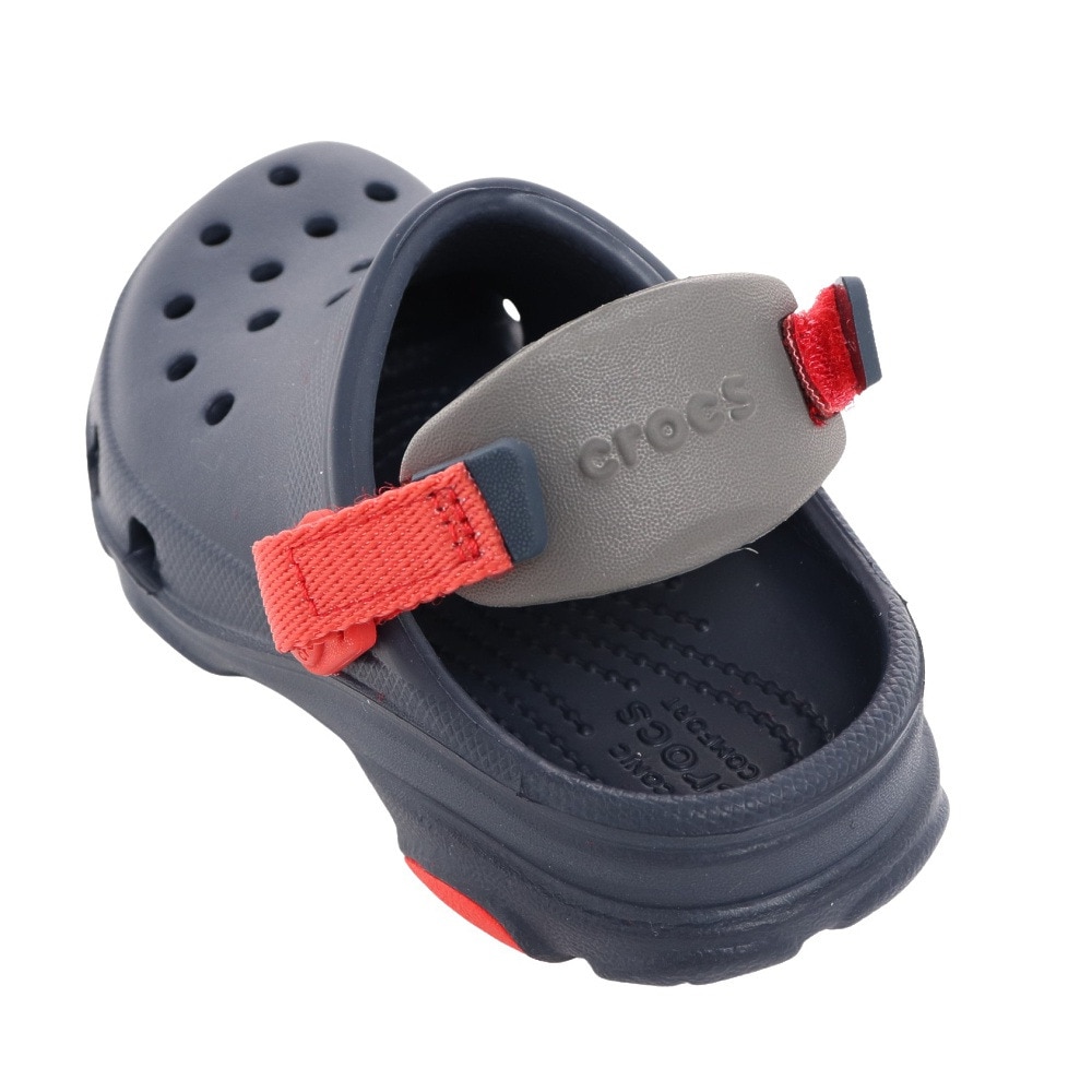 クロックス（crocs）（キッズ）ジュニア サンダル クラシックオールテレインクロッグトドラー ネイビー 206747-410-2022 シャワサン 軽量  サボサンダル