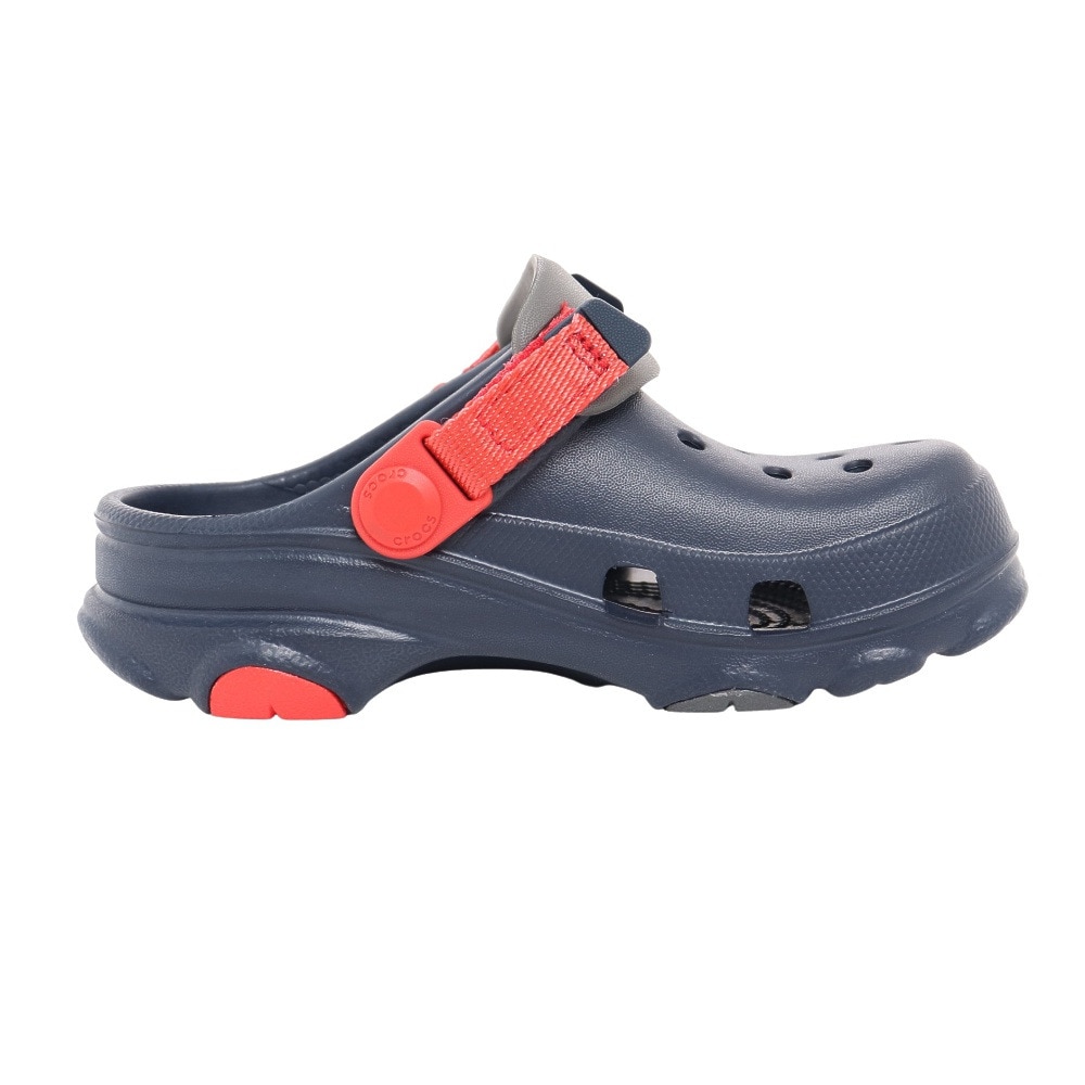 クロックス（crocs）（キッズ）ジュニア サンダル クラシックオールテレインクロッグトドラー ネイビー 206747-410-2022 シャワサン 軽量  サボサンダル
