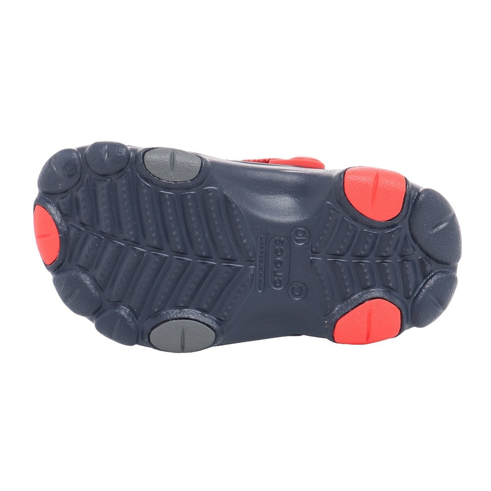 クロックス（crocs）（キッズ）ジュニア サンダル クラシックオールテレインクロッグトドラー ネイビー 206747-410-2022 シャワサン 軽量  サボサンダル