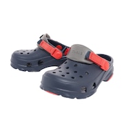 クロックス（crocs）（キッズ）ジュニア サンダル クラシック オールテレイン クロッグ トドラー ネイビー 206747-410-2022 シャワサン 軽量 レジャー プール サボサンダル