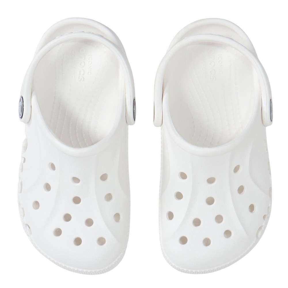 クロックス（crocs）（キッズ）ジュニアサンダル バヤ クロッグ トドラー ホワイト 207012-100 スポーツ シャワサン レジャー プール サボサンダル