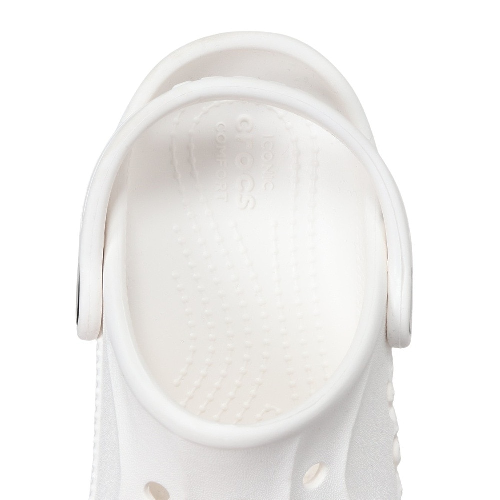 クロックス（crocs）（キッズ）ジュニアサンダル バヤ クロッグ トドラー ホワイト 207012-100  シャワサン レジャー プール サボサンダル