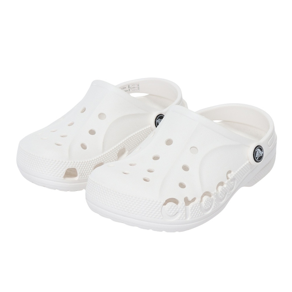 クロックス（crocs）（キッズ）ジュニアサンダル バヤ クロッグ キッズ ホワイト 207013-100  シャワサン レジャー プール