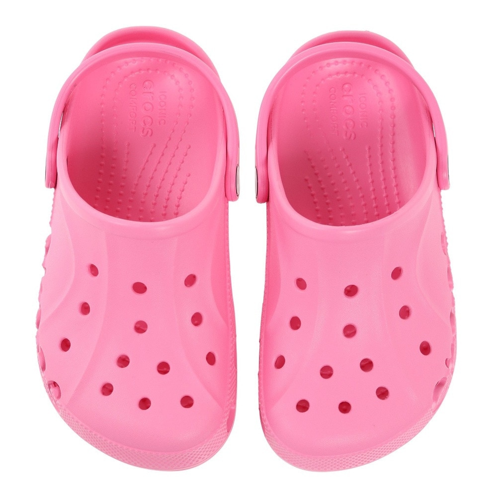 クロックス（crocs）（キッズ）ジュニアサンダル バヤ クロッグ キッズ ピンク 207013-669 スポーツ シャワサン レジャー プール