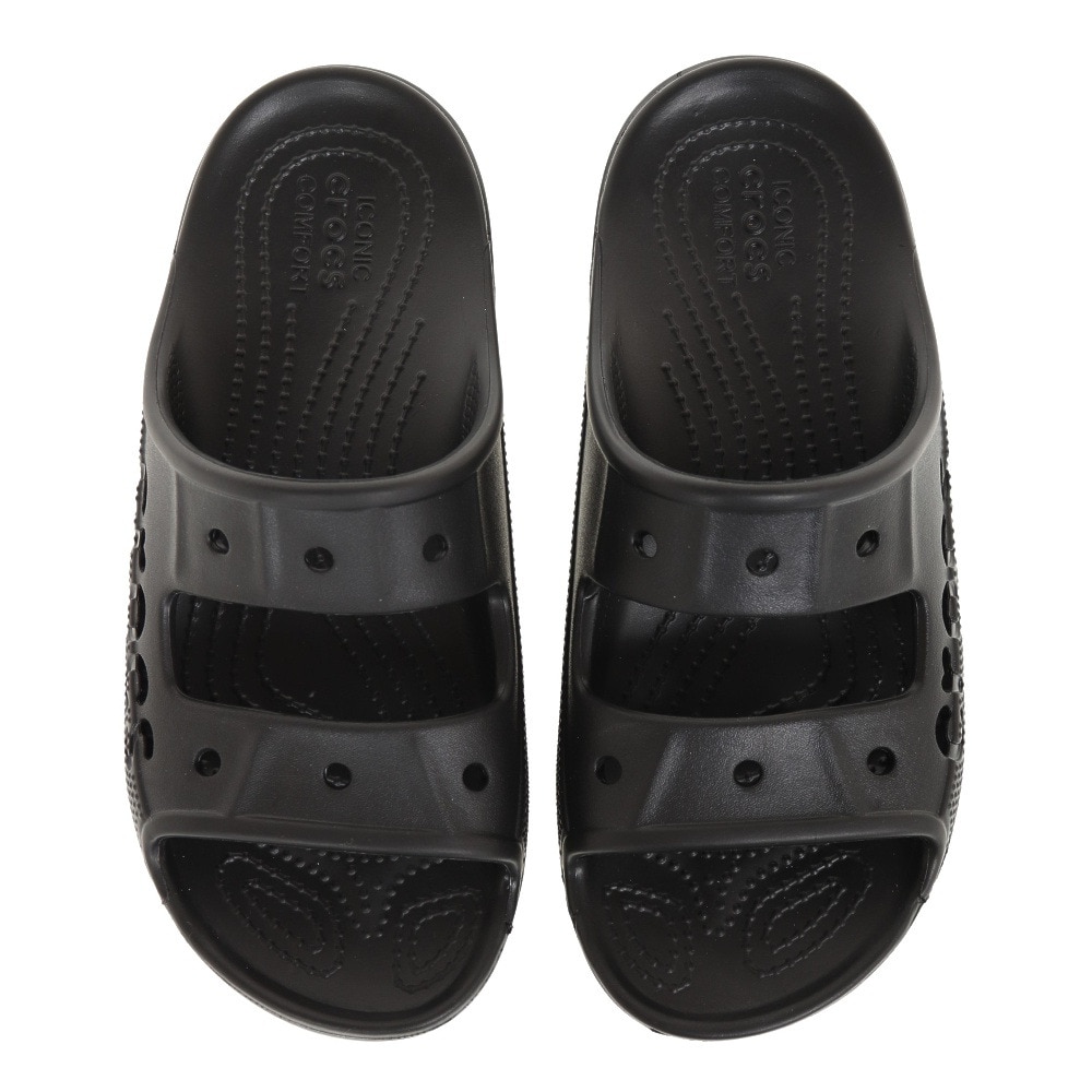 クロックス（crocs）（メンズ、レディース）スポーツサンダル バヤ サンダル ブラック 207627-001-2022 シャワーサンダル レジャー ビーチ プール 速乾性 軽量