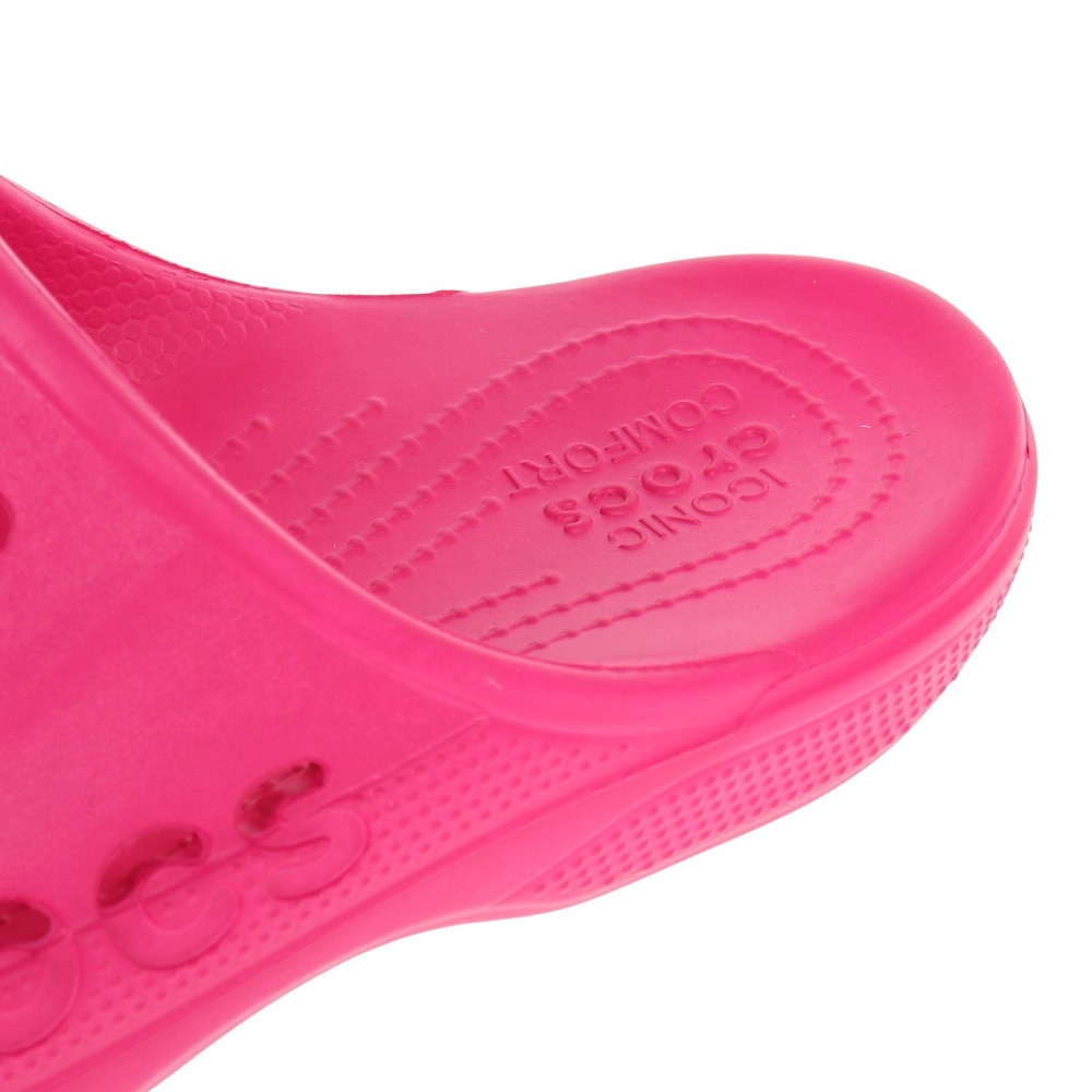 クロックス（crocs）（メンズ、レディース）スポーツサンダル バヤ サンダル ピンク 207627-6X0-2022 シャワーサンダル レジャー ビーチ プール 速乾性 軽量