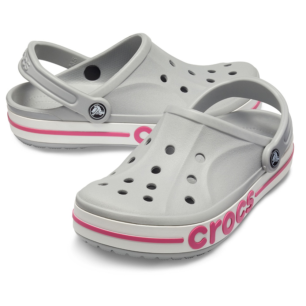 クロックス｜クロックス（crocs）（メンズ、レディース）メンズ シューズ バヤバンド Bayaband L グレーピンク Pk 205089-0FS-2022 - スポーツ用品はスーパースポーツゼビオ